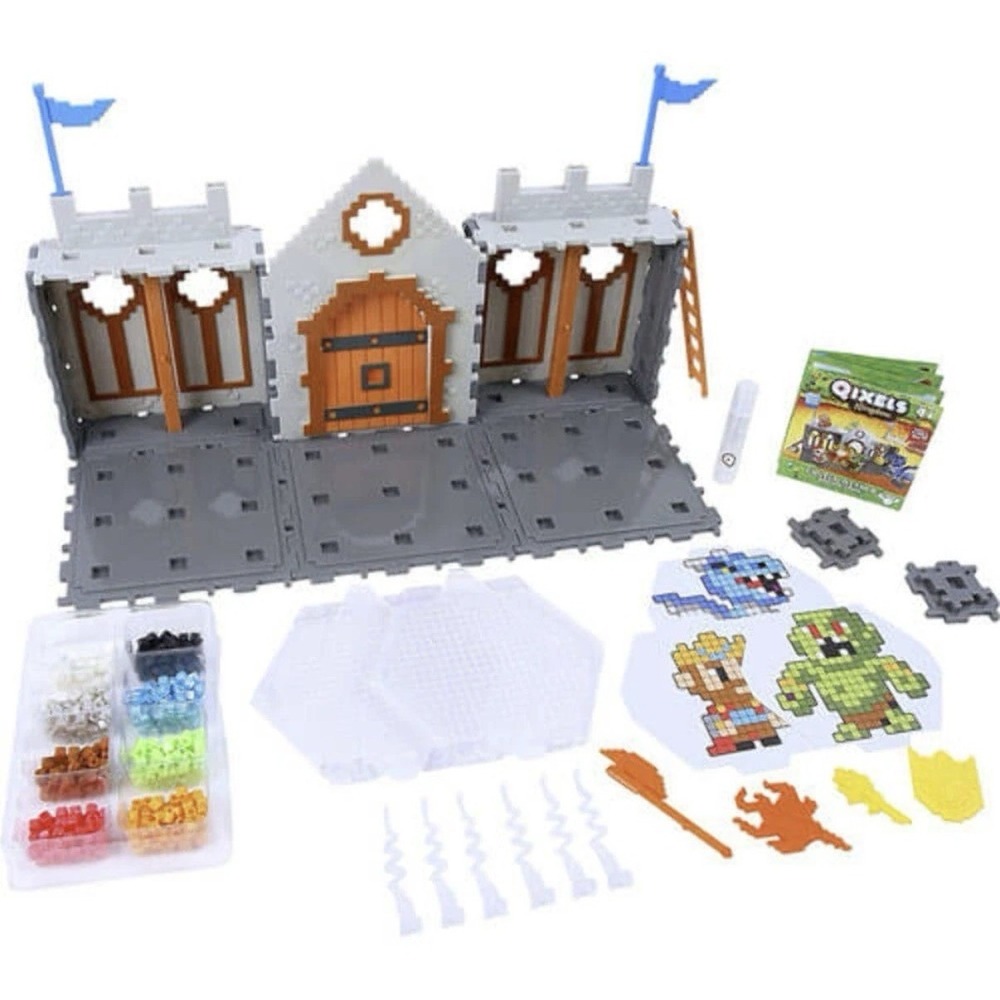 Qixels S3 Kingdom Castle Attack Playset Boxed Toy 1000 Cubes Ages 4+ and Up NEW - Picture 2 of 9